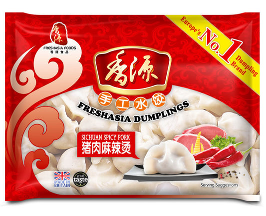 Fresh Asia Dumplings Sichuan Spicy Pork 香源水饺 猪肉麻辣烫 400g