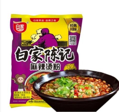 Baijia Instant Spicy Vermicelli 白家 方便粉丝 麻辣烫味 袋装 105g